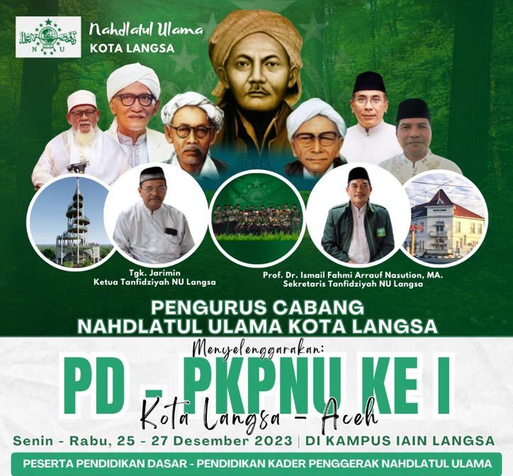 PCNU Kota Langsa Buka Pendaftaran Pendidikan Dasar PKPNU