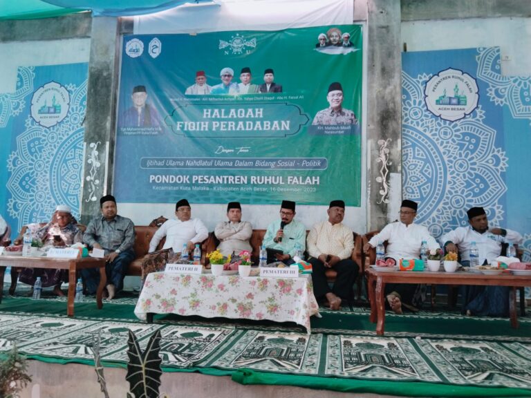 PC NU Aceh Besar Gelar Halaqah Fiqh Peradaban